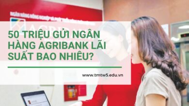 50 triệu gửi ngân hàng Agribank lãi suất bao nhiêu?