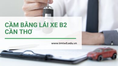 cầm bằng lái xe b2 cần thơ