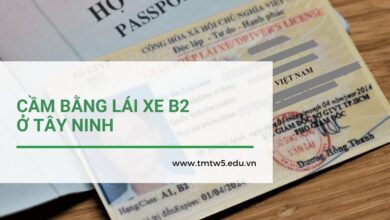 cầm bằng lái xe B2 ở Tây Ninh