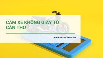 cầm xe không giấy tờ Cần Thơ