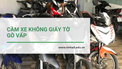 cầm xe không giấy tờ Gò Vấp