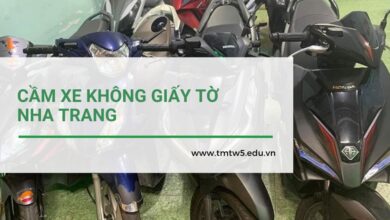 cầm xe không giấy tờ Nha Trang