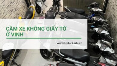 cầm xe không giấy tờ ở Vinh