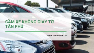 cầm xe không giấy tờ Tân Phú