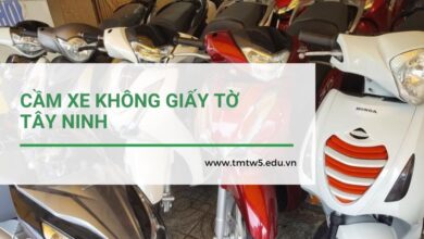 cầm xe không giấy tờ Tây Ninh