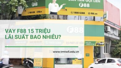 Vay F88 15 triệu lãi suất bao nhiêu