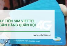 Vay tiền sim Viettel ngân hàng Quân đội